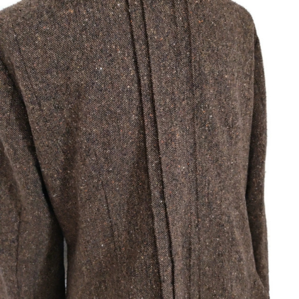 Beautiful Fall Tweed Jacket Ralph Lauren Vibe Size 14 - Picture 4 of 6